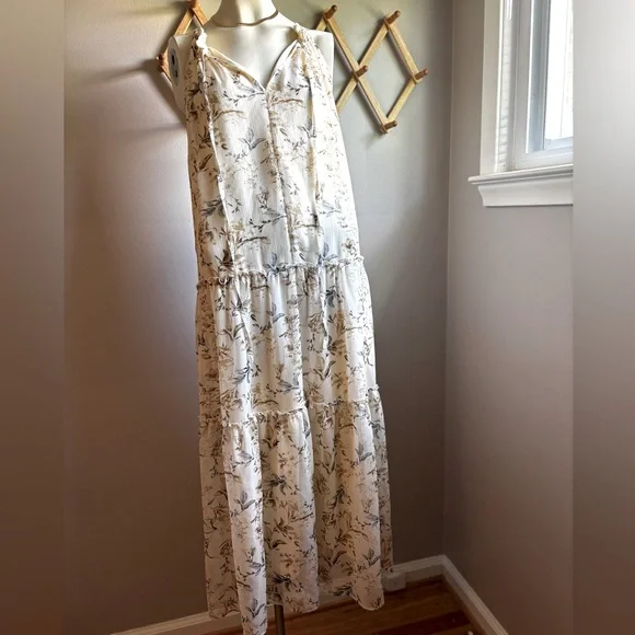 frankies bikinis christabelle ruffle maxi dress Christabelle Ruffle Maxi Dress